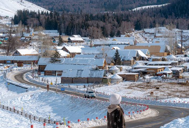 冰雪阿勒泰 白哈巴 喀纳斯 禾木 将军夜滑雪 2 6人小团（6日行程）