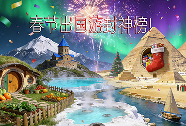 春节出国封神榜！5 条宝藏线路，承包你对世界的所有想象~（10日行程）