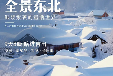 全景东北-私家团丨哈尔滨+漠河+雪乡+长白山（9日行程）