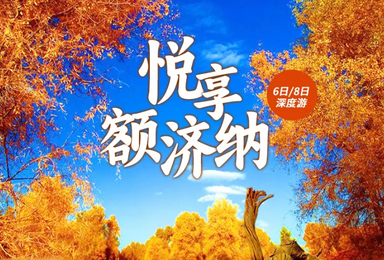 额济纳胡杨林 高铁线 6日/8日可选 赠送航拍（6日行程）